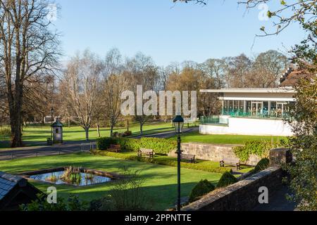 Die Peacock Teestube in Pittencrieff Park Dunfermline, Fife Stockfoto