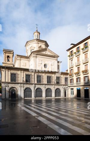 Iglesia de San Lorenzo, katholische Kirche, Pamplona, Baskenland Stockfoto