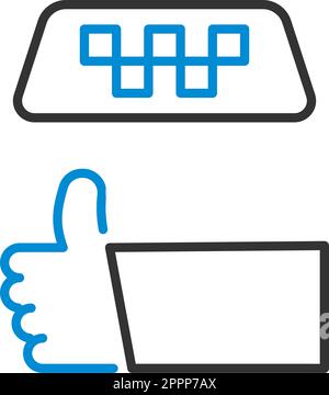 Symbol „Taxi“ Stock Vektor