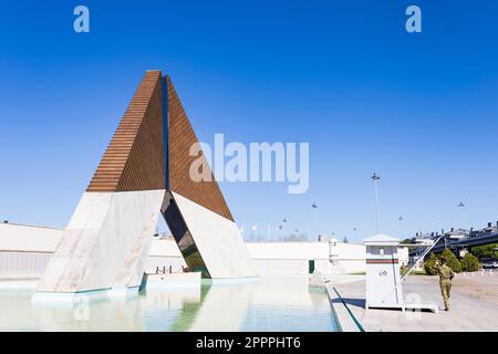 Monumento aos Combatentes do Ultramar, Denkmal für die überseeischen Kämpfer, Belem, Lissabon, Portugal, Europa Stockfoto