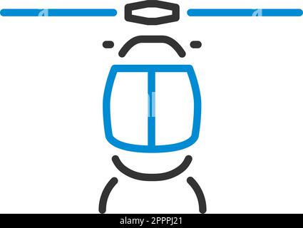 Hubschrauber-Symbol Stock Vektor
