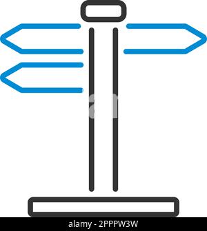 Symbol Des Zeigerständers Stock Vektor