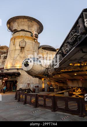 Der erstaunliche Millennium Falcon. Stockfoto