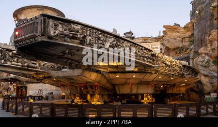 Der erstaunliche Millennium Falcon. Stockfoto