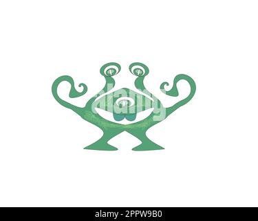 lustige Monster Charakter Stock Vektor