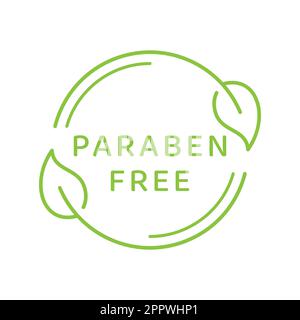Parametersatz für parabenfreie Vektoren Stock Vektor