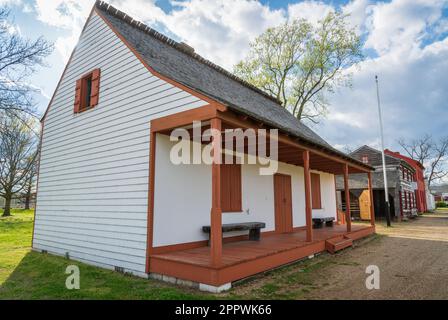 Die Vincennes State Historic Sites in Indiana Stockfoto