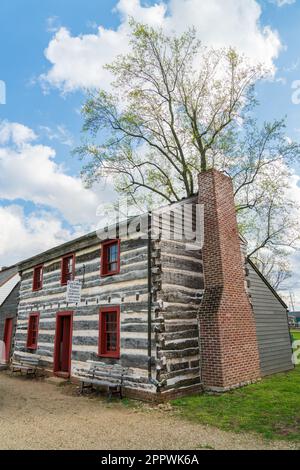 Die Vincennes State Historic Sites in Indiana Stockfoto