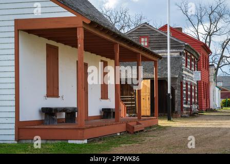 Die Vincennes State Historic Sites in Indiana Stockfoto