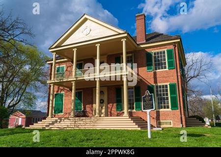 William Henry Harrisons Grouseland Mansion und Museum Stockfoto