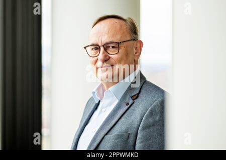 Eduard Palisek, Country CEO bei Siemens Czech Republic, posiert für Fotografen in Prag, Tschechische Republik, 13. März 2023. (CTK Photo/Martin Sterba) Stockfoto