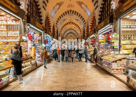 Gewürzbasar, Istanbul, Türkei Stockfoto