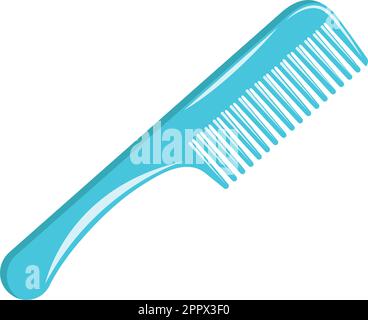 Designvorlage für Haarkammsymbol mit Vektordarstellung Stock Vektor