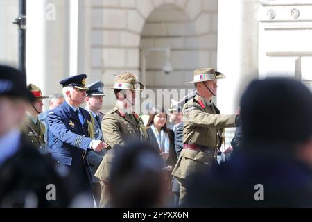 London, Großbritannien. 25. April 2023. ANZAC-Gedenkfeier im Cenotaph London. Kredit: Uwe Deffner/Alamy Live News Stockfoto