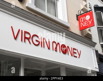 Logo von Virgin Money UK Stockfoto