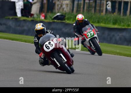 Michael Russell, Norton Manx Commando, Hailwood Trophäe mit der Sheene Trophäe, zwei Rennen um 7 Runden über das Wochenende für den Grand Prix mit zwei Anschlägen von 250cc A. Stockfoto