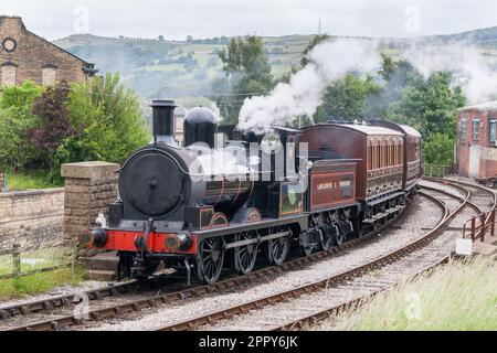 Eine Dampfgala auf der Keighley & Worth Valley Railway (VWVR) Stockfoto