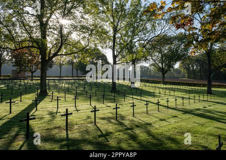 Der deutsche Friedhof Fricourt in der Somme Stockfoto
