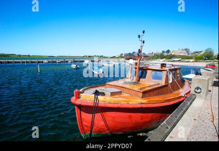 Boote auf Samso Island, Dänemark, Europa Stockfoto