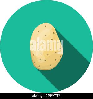 Kartoffel-Symbol Stock Vektor