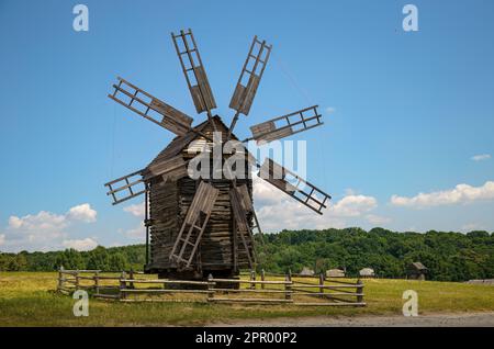 Freiluftmuseum Pyrohovo in Kiew - Ukraine Stockfoto