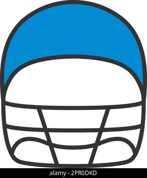 Symbol Für American Football-Helm Stock Vektor