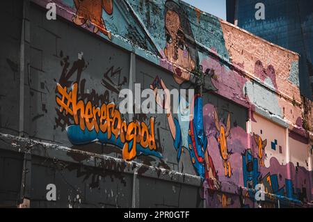 Ein solider Tag in Pasar Seni, Kuala Lumpur, Malaysia. Stockfoto