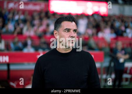 Girona, Spanien, 25. April 2023. Spanisch La Liga: Girona FC / Real Madrid CF . Kredit: Joan G/Alamy Live News Stockfoto