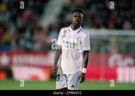 Girona, Spanien, 25. April 2023. Spanisch La Liga: Girona FC / Real Madrid CF . Kredit: Joan G/Alamy Live News Stockfoto