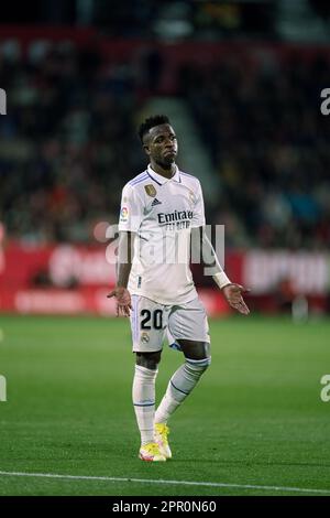 Girona, Spanien, 25. April 2023. Spanisch La Liga: Girona FC / Real Madrid CF . Kredit: Joan G/Alamy Live News Stockfoto