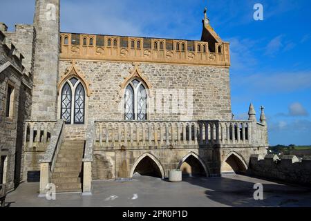 Der sonnige St. Michael's Mount in Cornwall Stockfoto