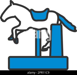 Symbol „Horse Machine“ Stock Vektor