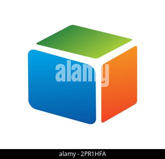 Symbol „Farbfeld-Logo-Vektor“ Stock Vektor