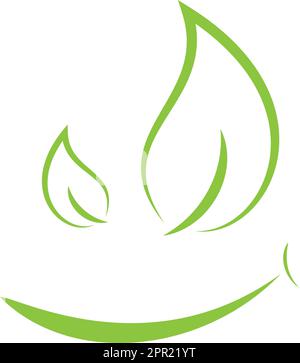 Blätter, Naturheilkunde, Wellness, Gärtner, Hintergrund Stock Vektor