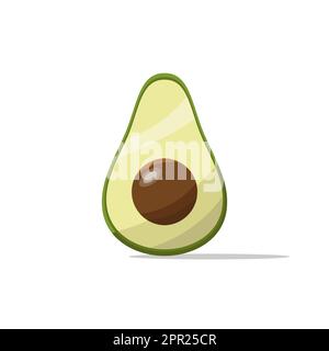 Avocado-Cartoon Stock Vektor