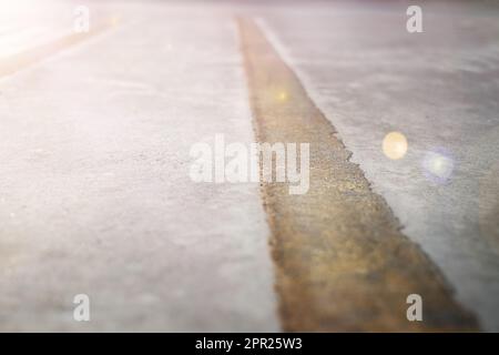 Parkschild in der Nähe. Stadtabstraktion Stockfoto