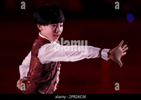 Kinoshita Academy Kyoto Ice Arena, Kyoto, Japan. 22. April 2023. Sena Takahashi, 22. APRIL 2023 - Figure Skating : BLOOM on ICE 2023 in Kinoshita Academy Kyoto Ice Arena, Kyoto, Japan. Kredit: Naoki Nishimura/AFLO SPORT/Alamy Live News Stockfoto