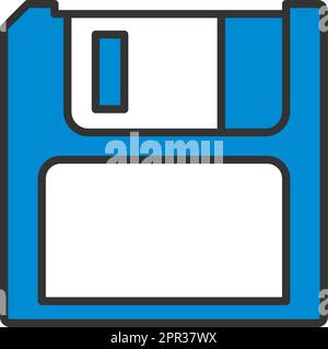 Diskettensymbol Stock Vektor