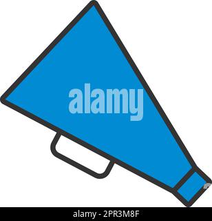 Symbol Für Director Megaphone Stock Vektor