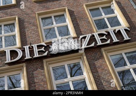 Zeit, Helmut-Schmidt-Haus, Speersort, Hamburg, Deutschland sterben Stockfoto