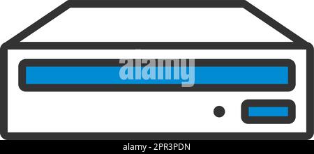 CD-ROM-Symbol Stock Vektor