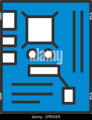 Motherboard-Symbol Stock Vektor