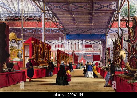 India No6 Ausstellung in der Great Exhibition 1851 in London, England, Illustration von Joseph Nash, 1854 Stockfoto