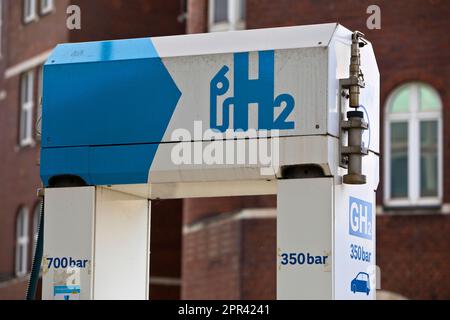 Wasserstoffstation HafenCity, Deutschland, Hamburg Stockfoto