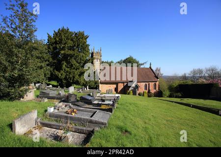 St. Kenelm's Church, Romsley, Halesowen, West midlands, Großbritannien. Stockfoto