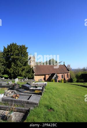 St. Kenelm's Church, Romsley, Halesowen, West midlands, Großbritannien. Stockfoto