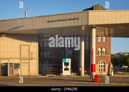 Wasserstoffstation HafenCity, Deutschland, Hamburg Stockfoto