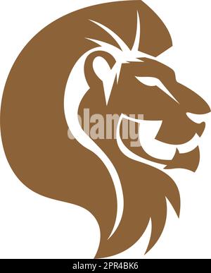 Lion logo icon design illustration Stock Vektor
