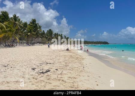 Cotubanama-Nationalpark, Isla Saona, Dominikanische Republik Stockfoto