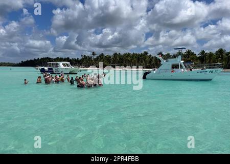 Cotubanama-Nationalpark, Isla Saona, Dominikanische Republik Stockfoto